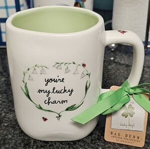 Rae Dunn Artisan Collection by Magenta - You're My Lucky Charm Mug